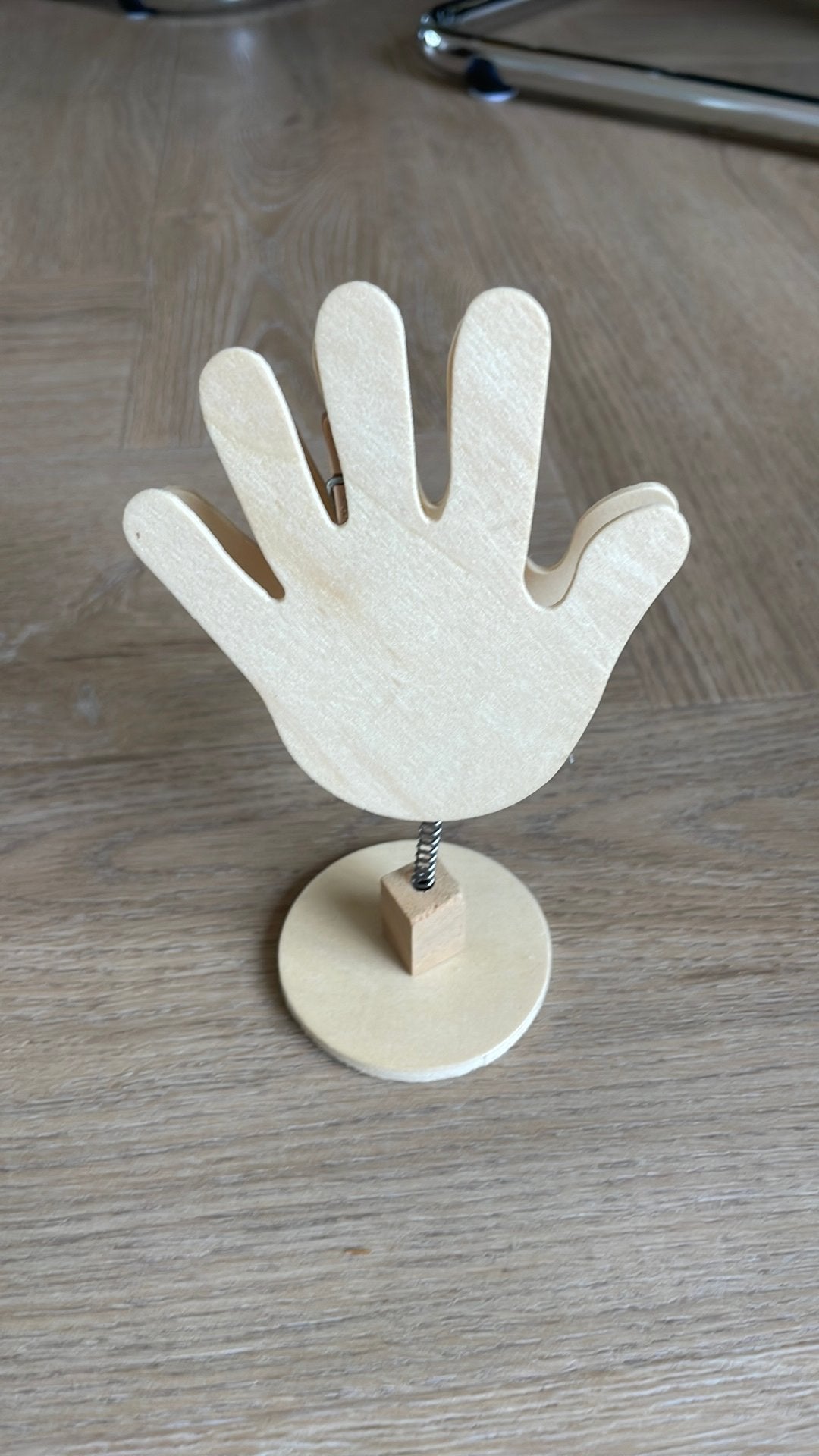 Fotohouder hand hout, Ophalen of Verzenden, Nieuw, Overige typen, Hout