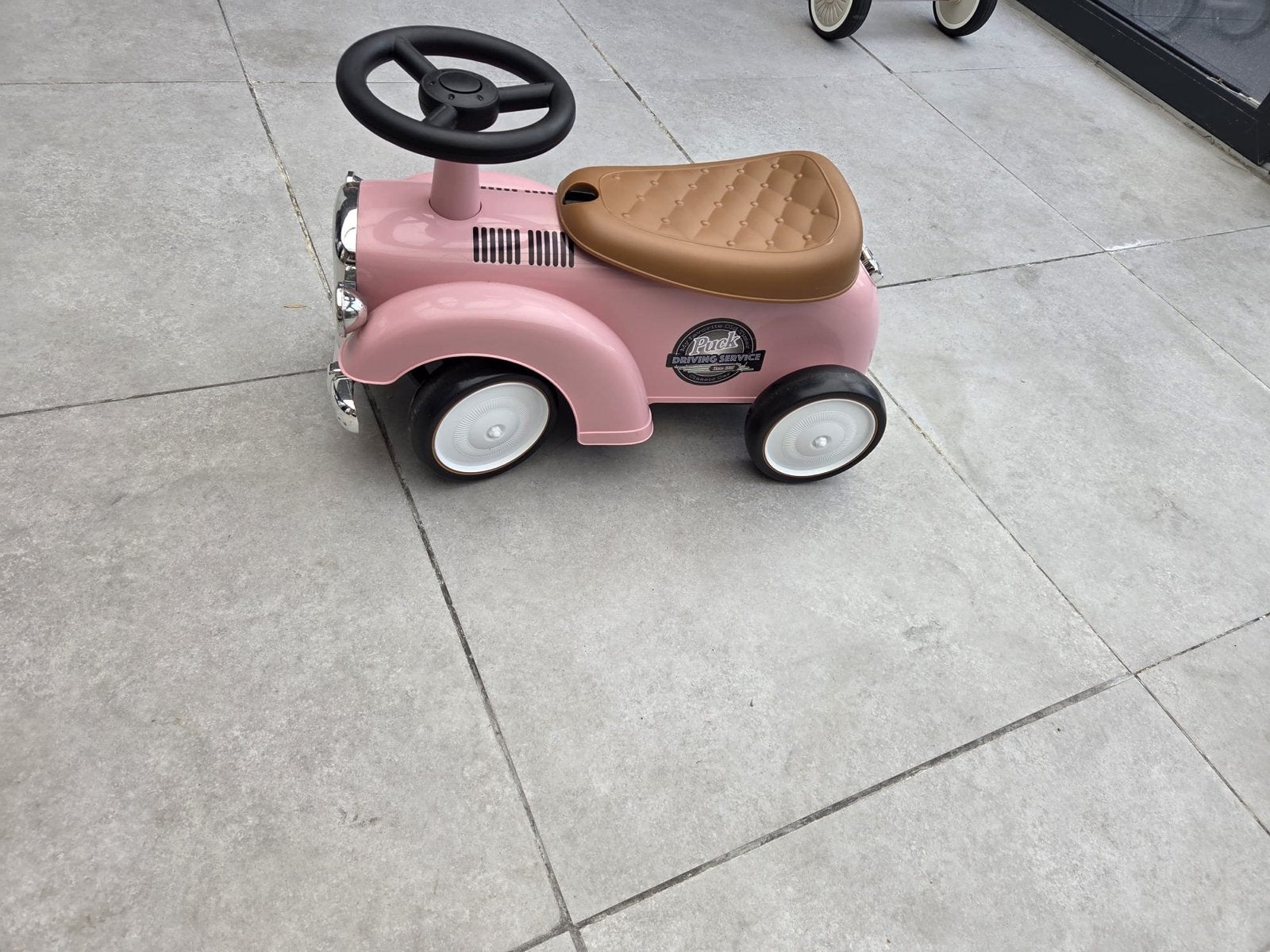 Roze loopauto voor kinderen - Retro design, Ophalen, Gebruikt, Loopvoertuig