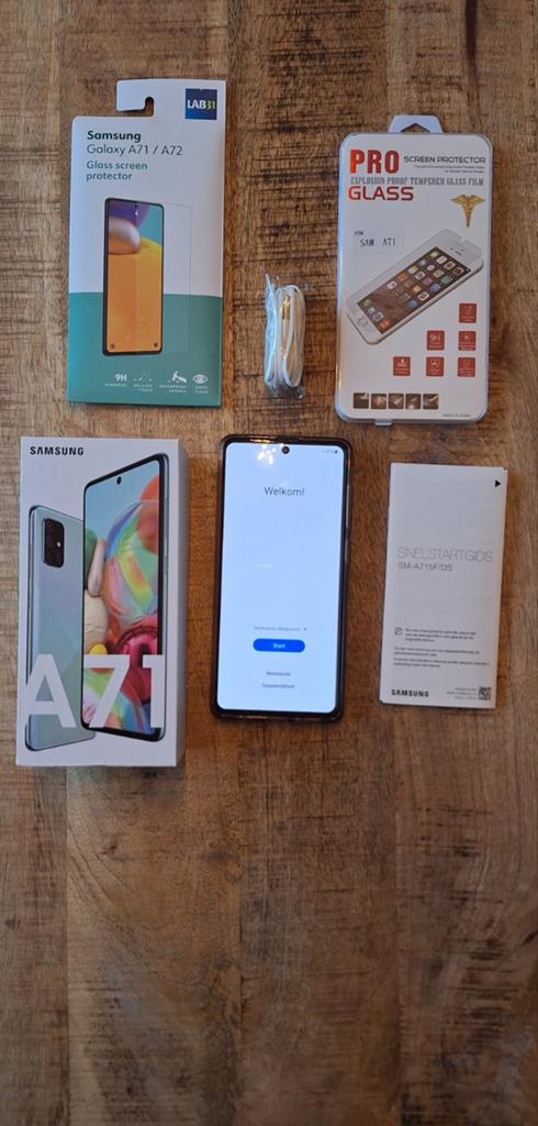 Samsung A71 | 128 GB | blauw/groen | ZGAN, Telecommunicatie, Mobiele telefoons | Samsung, Zwart, Touchscreen, Ophalen of Verzenden