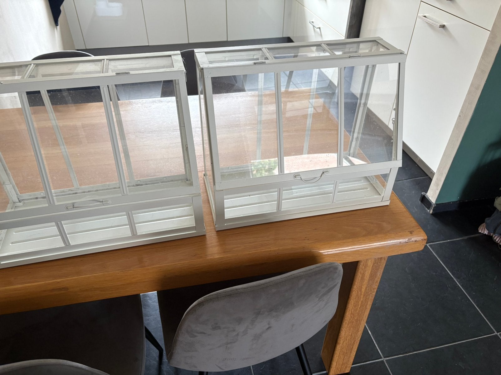 2 akerbar kweekkastjes, Tuin en Terras, Kweekspullen, Ophalen, Gebruikt, Kweekkast