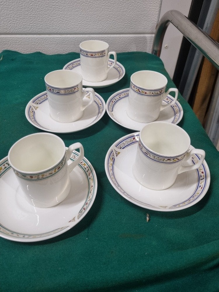 kop en schotels royal garden 5x, Ophalen of Verzenden