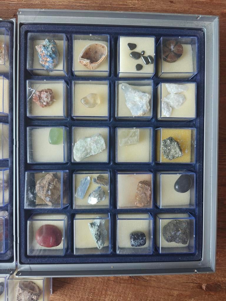 Kristallen en mineralen set, Ophalen of Verzenden