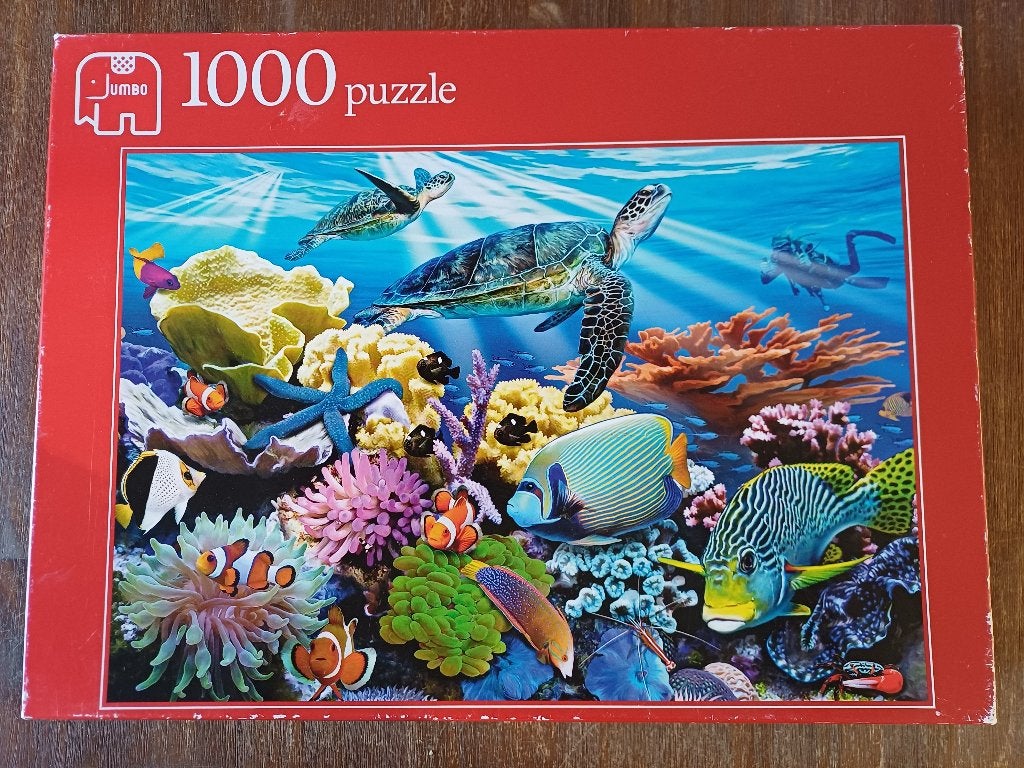 Puzzel jumbo 1000 stukjes, Ophalen, 500 t/m 1500 stukjes, Zo goed als nieuw, Legpuzzel