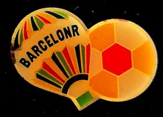 Barcelonr ballon pin, Verzenden, Nieuw, Sport, Speldje of Pin