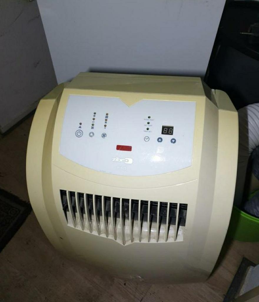 Zibro P125 Mobiele Airco  met slang, Witgoed en Apparatuur, Airco's, Ophalen, Gebruikt, Minder dan 60 m³, Timer
