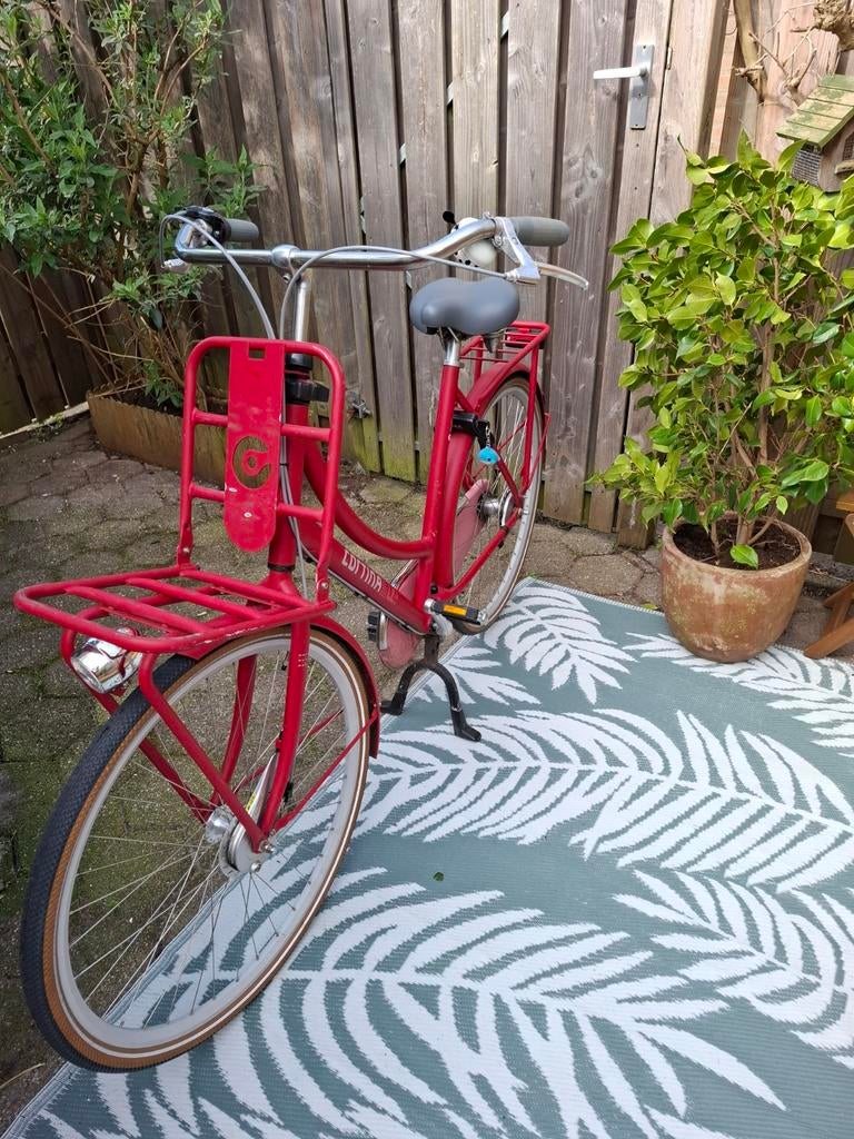 Nette rode cortina u4 fiets., 56 cm of meer, Ophalen of Verzenden, Zo goed als nieuw, Versnellingen