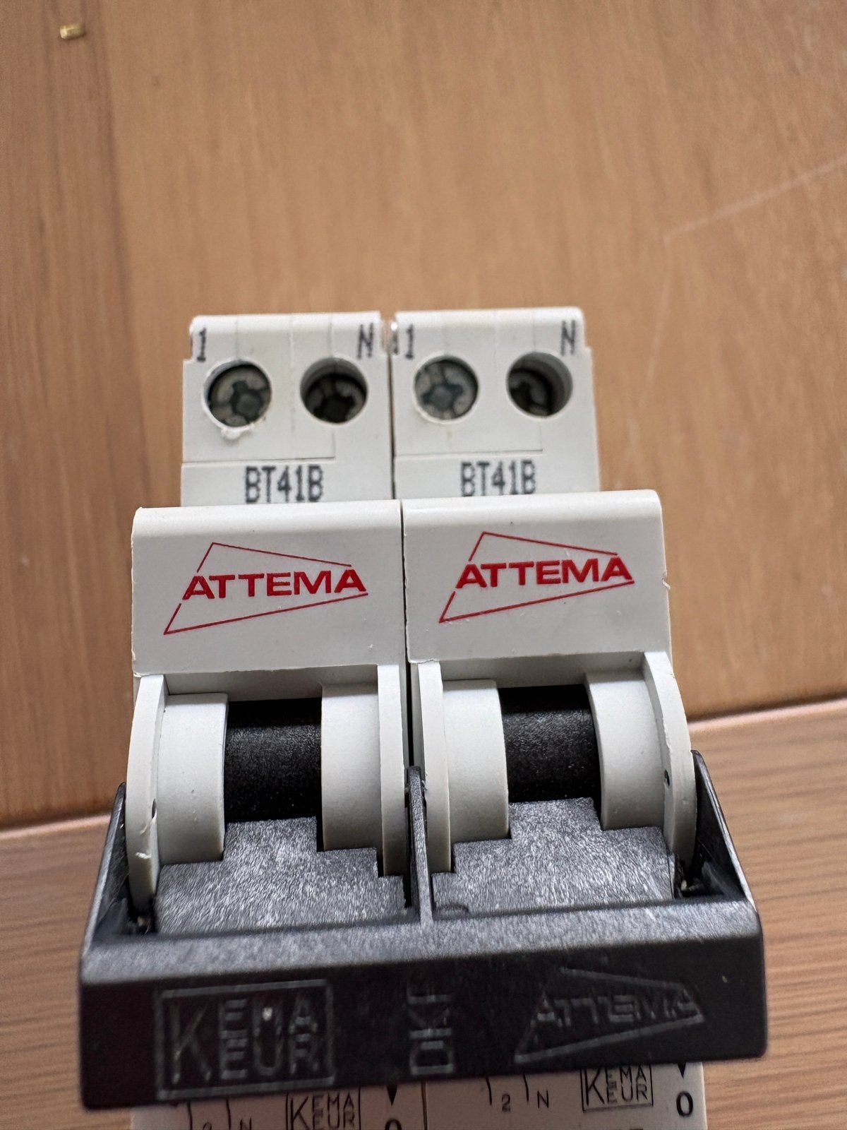 Attema aardlekschakelaar BT41B 34109 XL, Ophalen of Verzenden, Gebruikt, Attema, Aardlekschakelaar