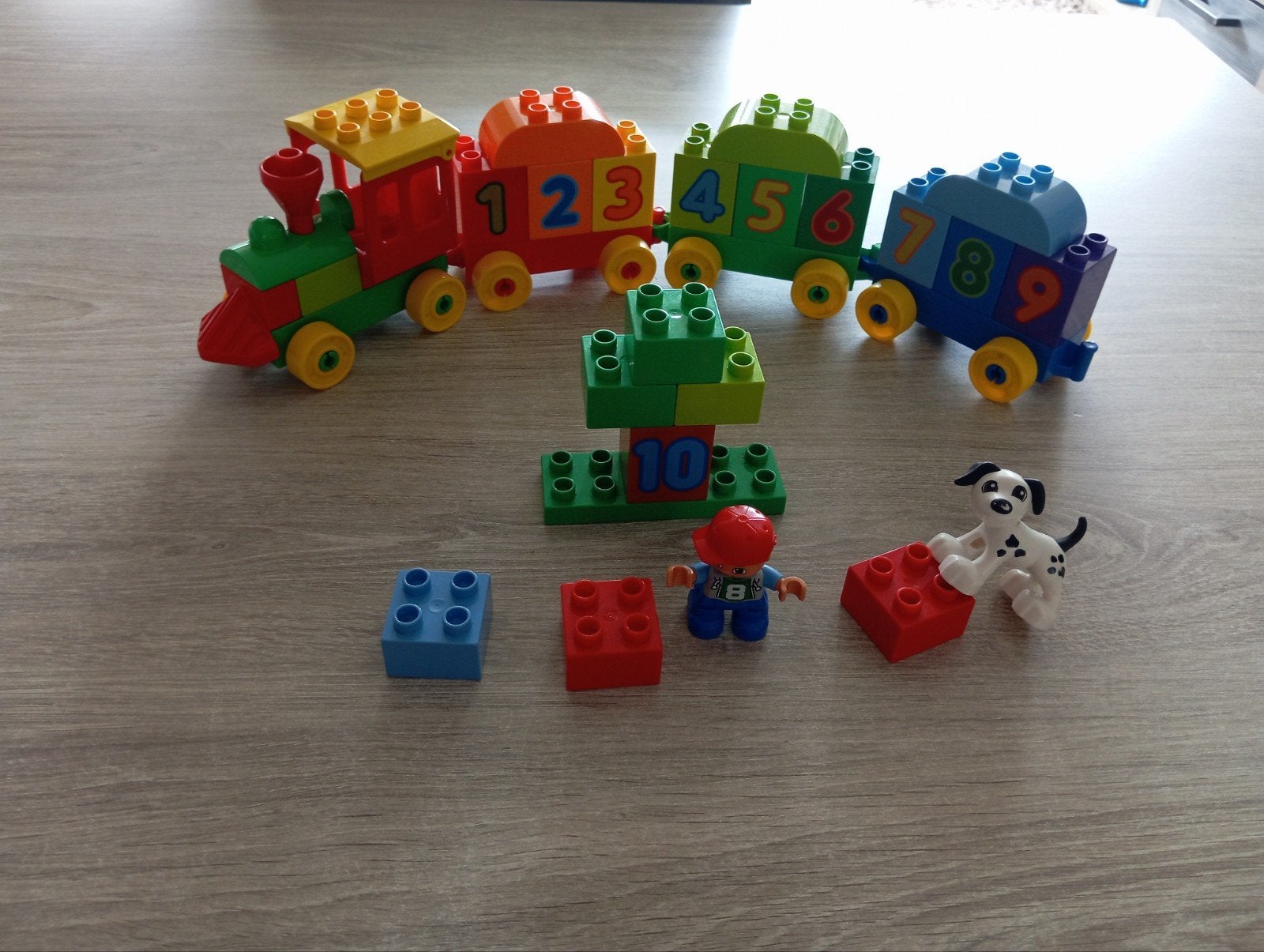 Lego Duplo 10558 Getallentrein - compleet, Compleet, Ophalen of Verzenden, Duplo, Complete set