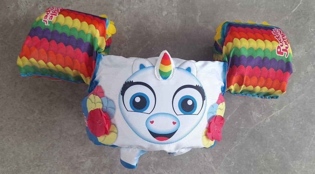 Puddle Jumper, Unicorn/Eenhoorn 15-30kg, 2 stuks beschikbaar, Ophalen