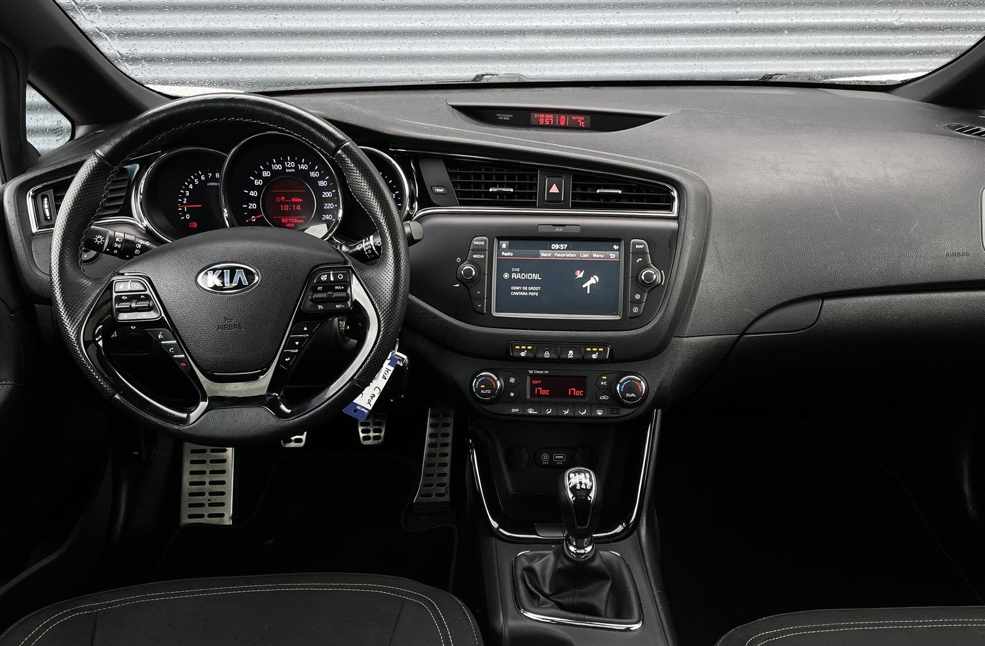 Kia Cee D Sportwagon 1.0 T-GDI GT-Line 120PK, Stof, Gebruikt, Verwarmde buitenspiegels, Wit