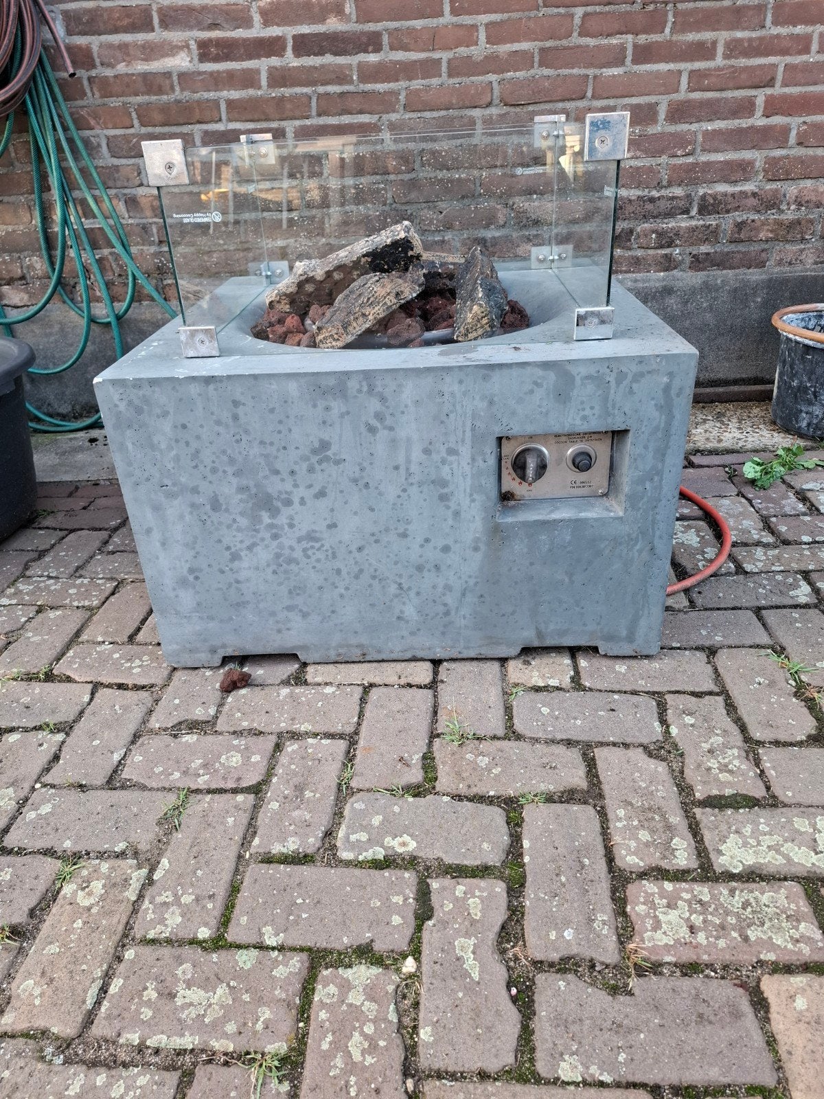 Mooie Vuurtafel op gas., Tuin en Terras, Ophalen