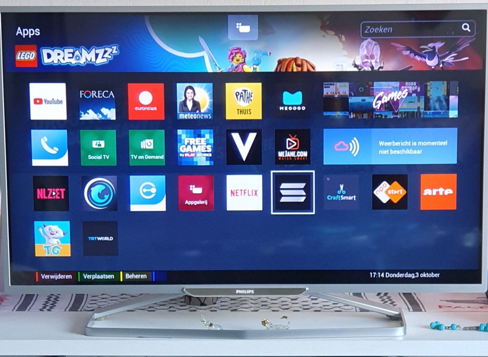 smart tv 32, Audio, Tv en Foto, Ophalen, Philips, 50 Hz, Zo goed als nieuw