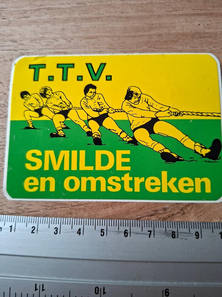 Sticker touwtrek vereniging Smilde, Ophalen of Verzenden, Zo goed als nieuw, Sport