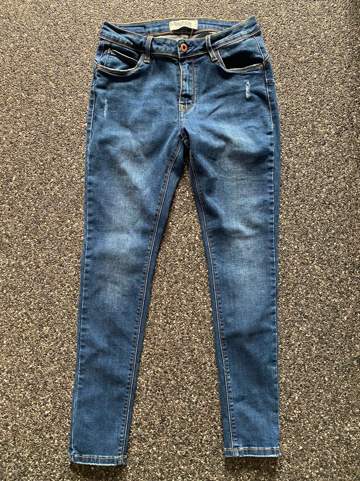 Spijkerbroek Queenhearts maat M zgan, Kleding | Dames, Ophalen, Zo goed als nieuw, Blauw, W28 - W29 (confectie 36)