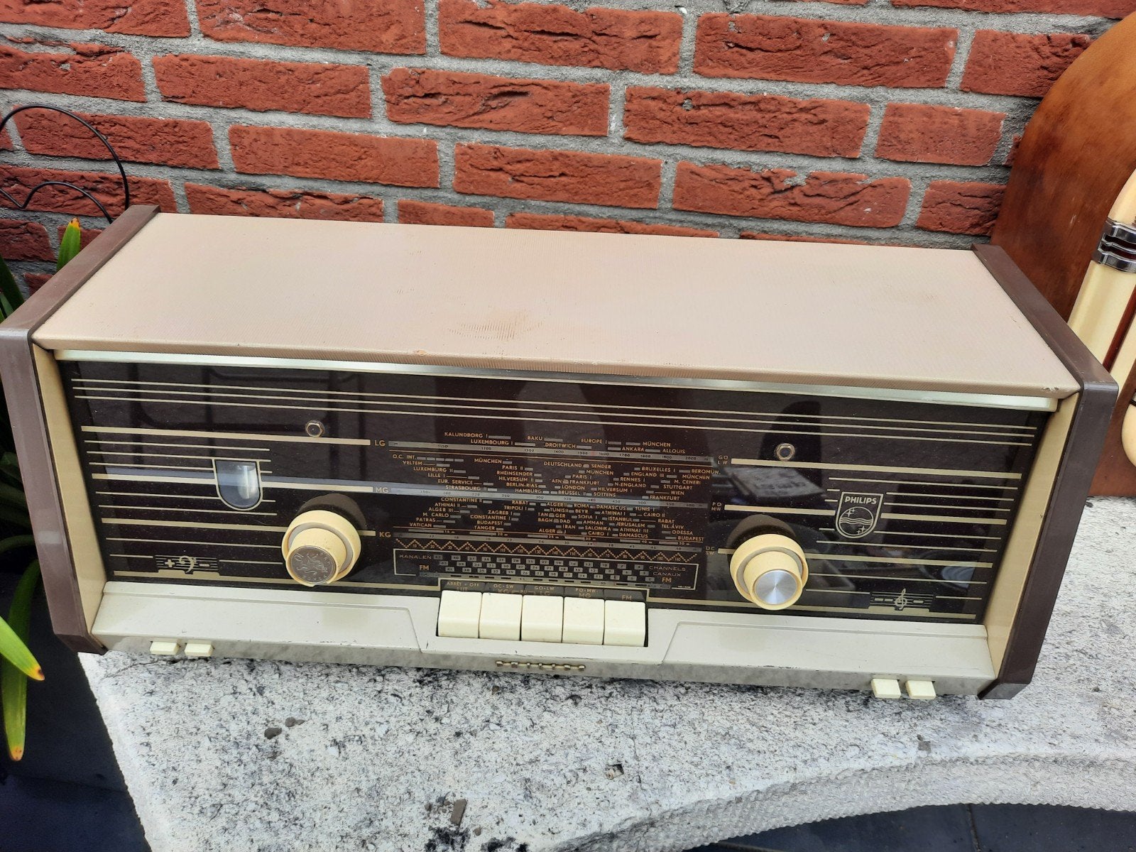 Philips Antieke Radio - Vintage Buizenradio, Ophalen