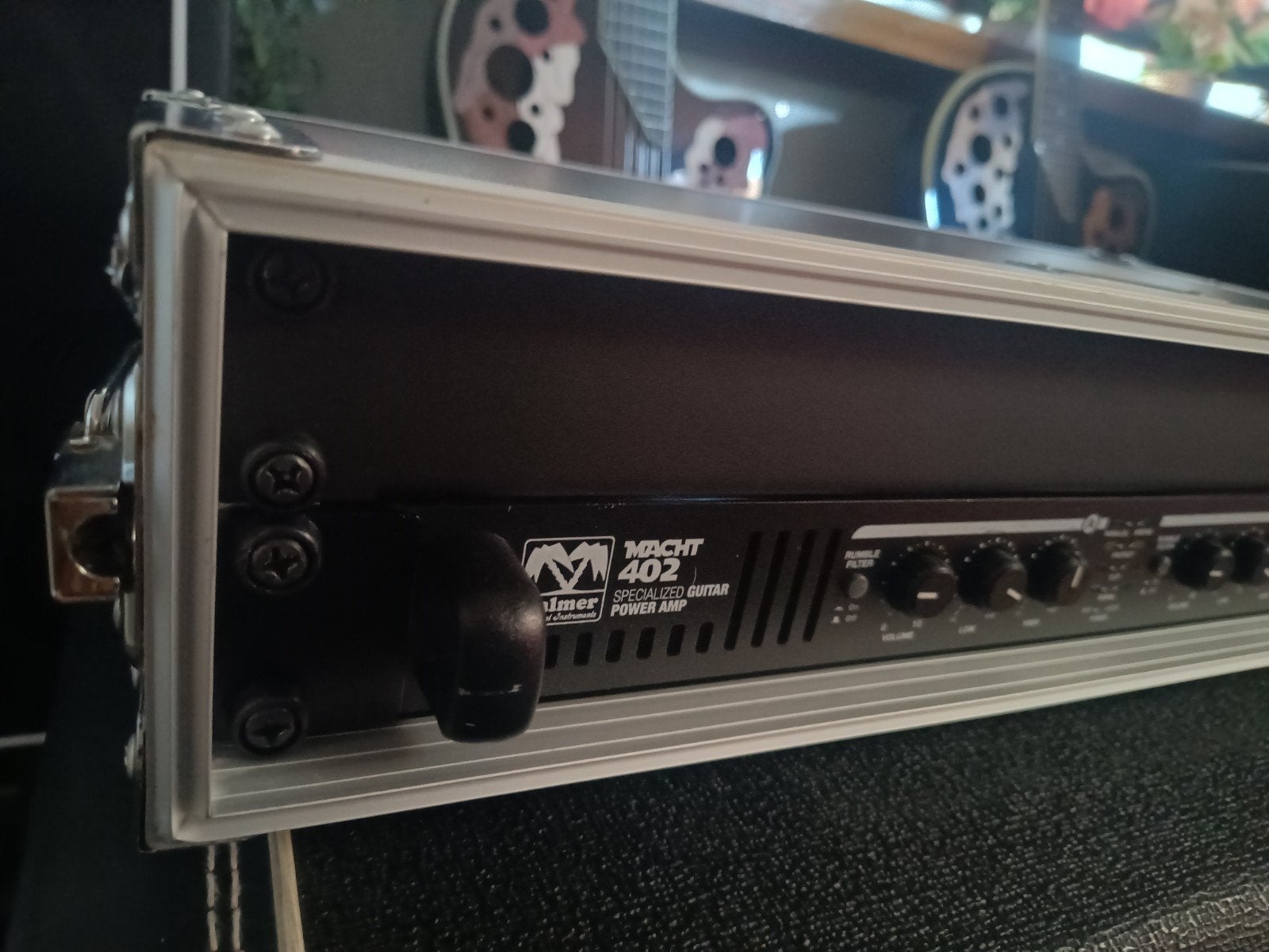 Palmer Macht 402 Stereo Gitaar Poweramp in flightcase, Muziek en Instrumenten, Versterkers | Bas en Gitaar, Ophalen of Verzenden