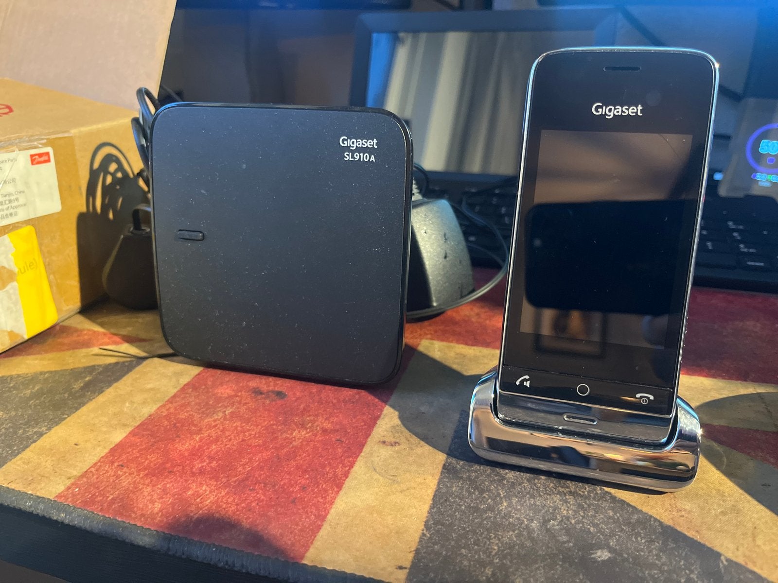 Gigaset SL910A Dect telefoon met antwoordapparaat, Ophalen of Verzenden, Gebruikt, 1 handset