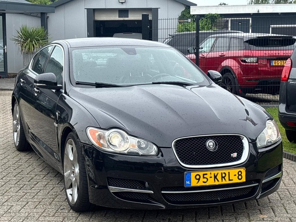 Jaguar XF 3.0D Diesel V6 S Portfolio 2010 Zwart Youngtimer, Auto's, Euro 5, 15 km/l, Gebruikt, 2993 cc