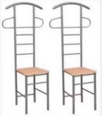 2 Stuks dressboy stoel staande kapstok metaal GRATIS BEZORGD, Huis en Inrichting, Verzenden, 100 tot 150 cm, Overige typen, Nieuw