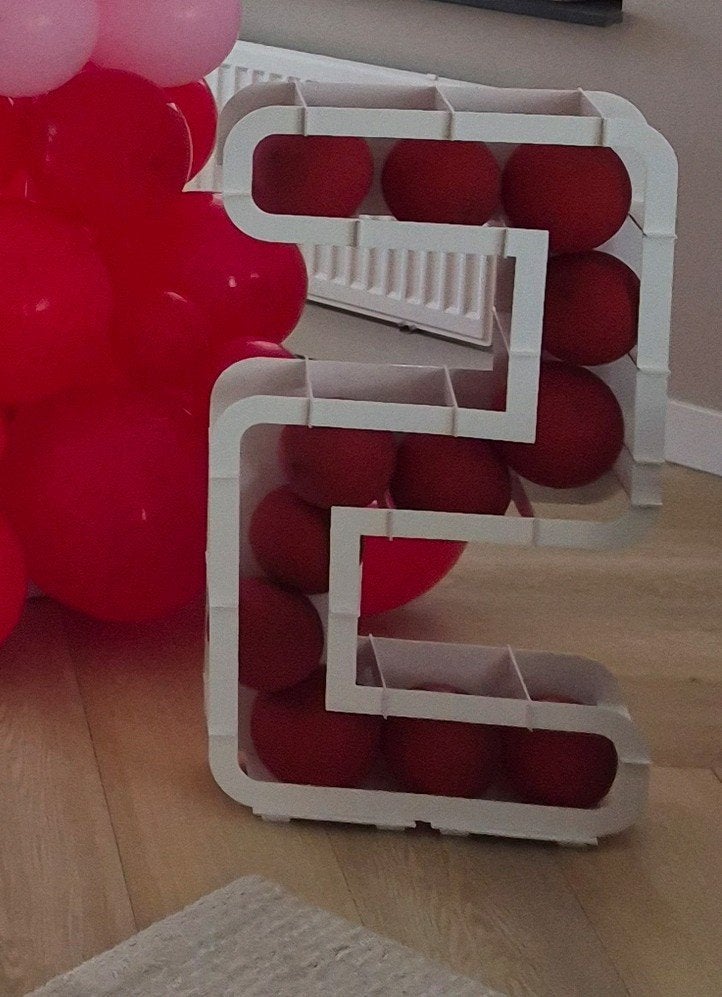 Cijferballonnen frame set Action nummer 2 - Wit (45x80cm), Ophalen, Zo goed als nieuw, Versiering, Verjaardag
