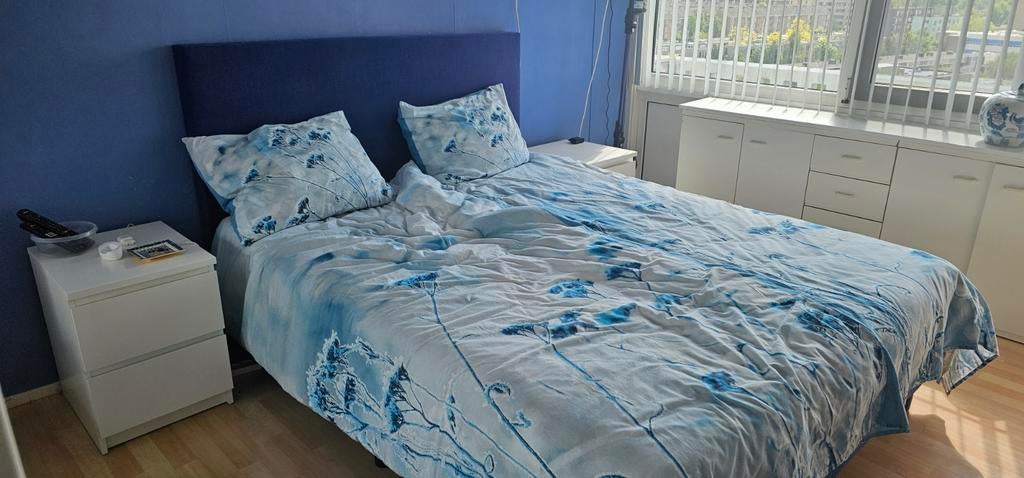 Complete Moderne Slaapkamer: Bed, Kasten, Matras & Dekbedden, Ophalen of Verzenden, Tweepersoons