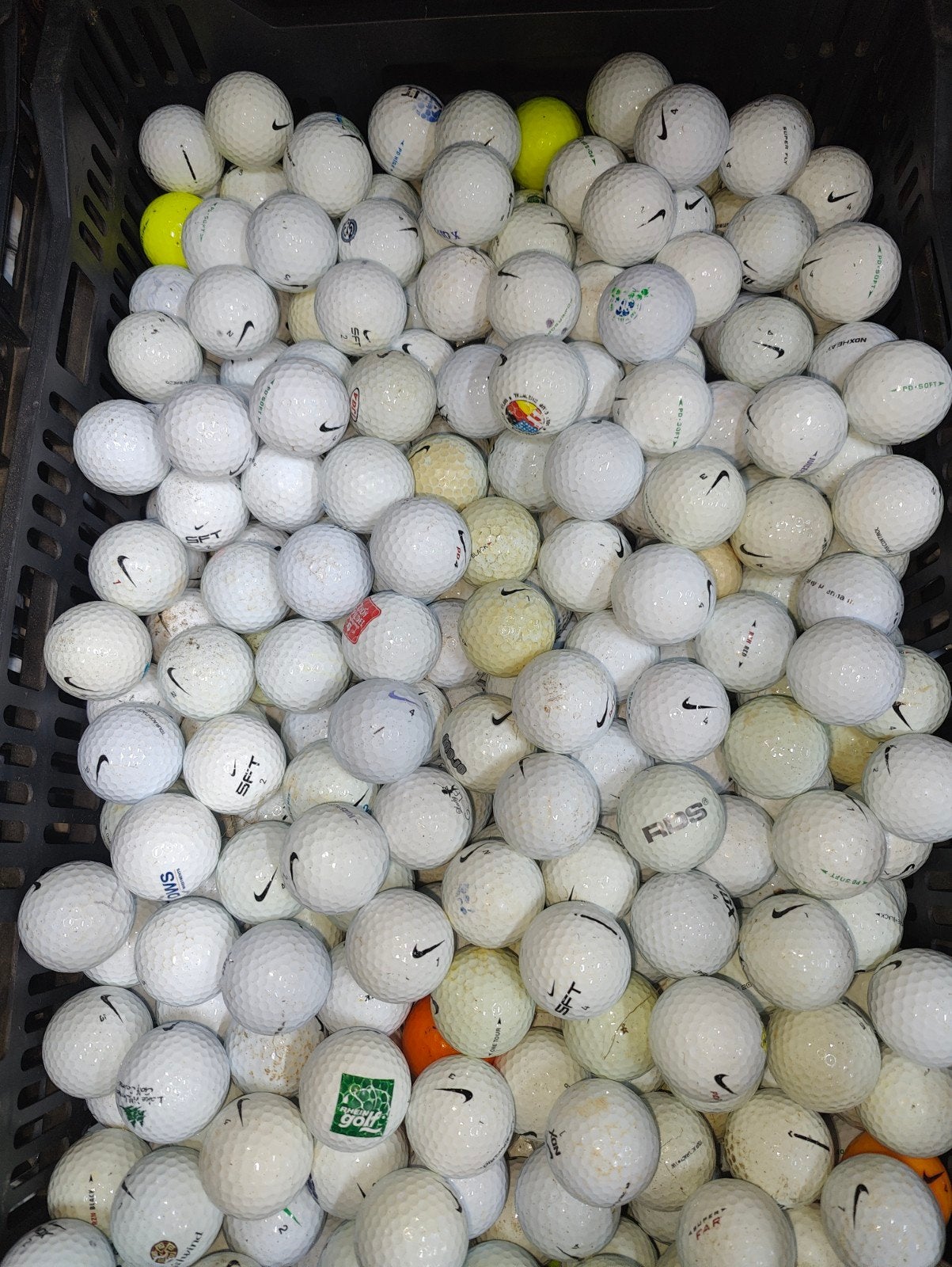 Gebruikte nike golfballen 100 stuks, Ophalen of Verzenden, Bal(len)