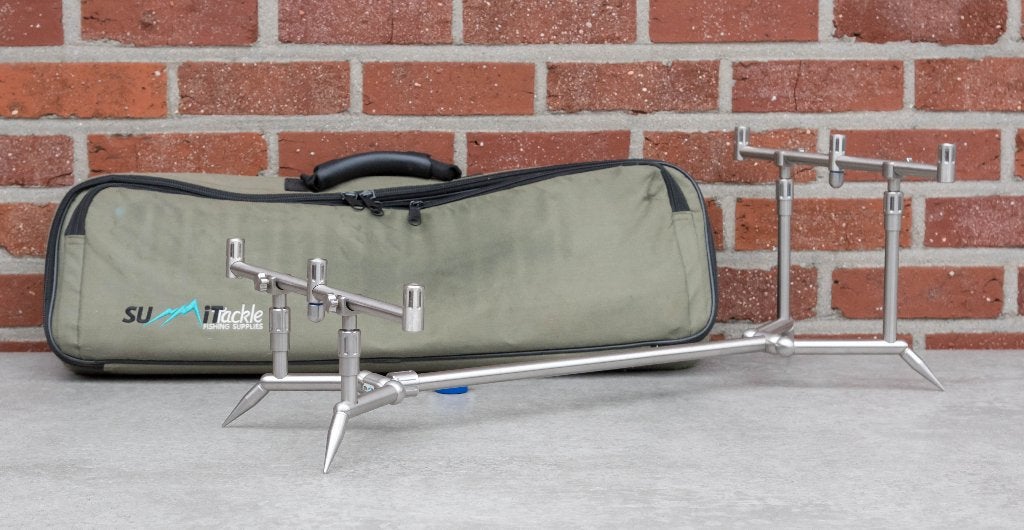 Summit Tackle SS 3 Rod Low Profile Fixed Coloseum Pod, Ophalen of Verzenden, Gebruikt, Overige typen