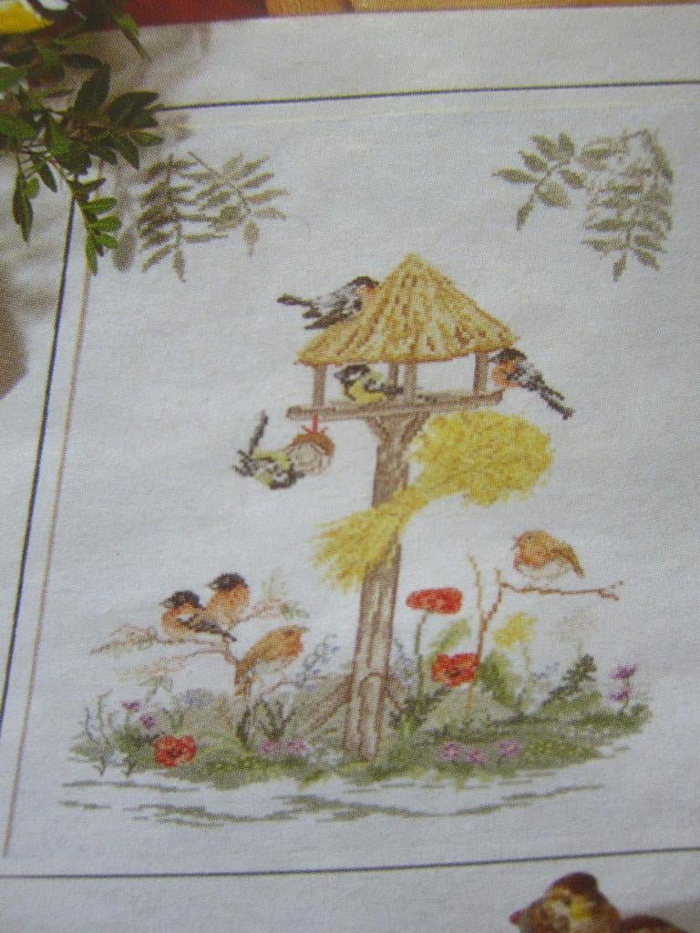 borduurpatroon roodborstje uilen eekhoorns Vera de Muis hert, Ophalen of Verzenden, Zo goed als nieuw, Handborduren, Patroon