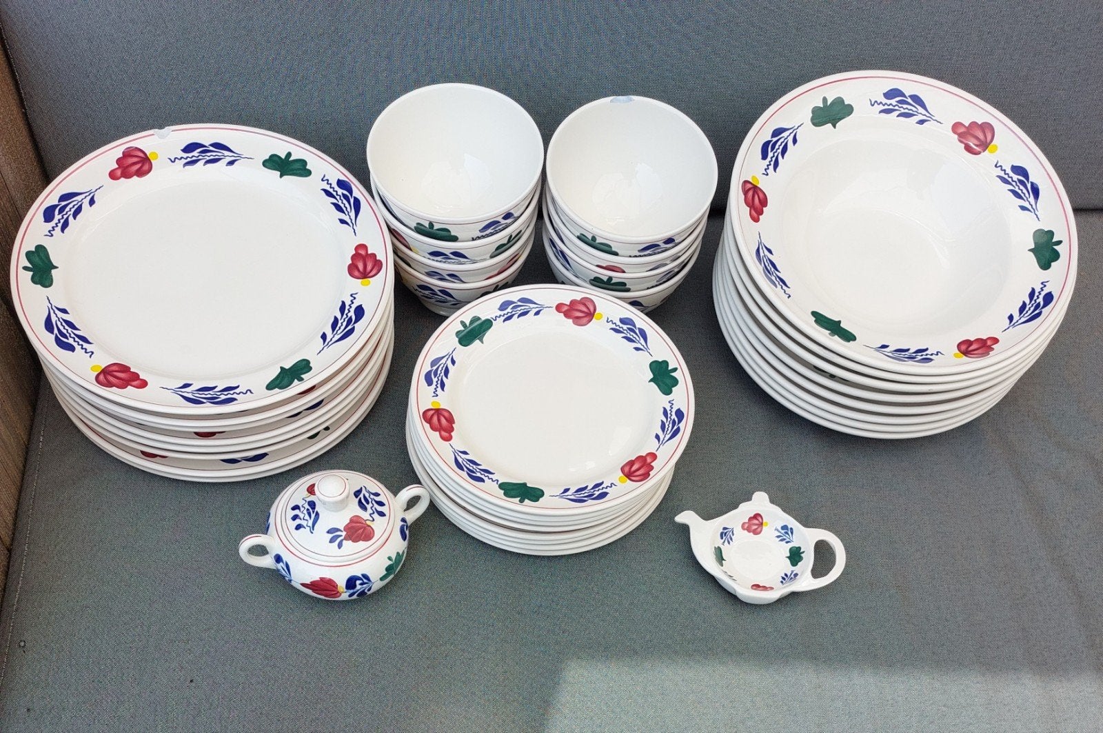 BOERENBOND SERVIES, Antiek en Kunst, Antiek | Servies compleet, Ophalen
