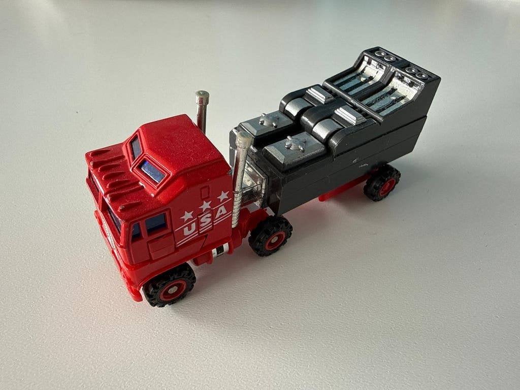 Vintage Mega Moto-Bot USA Truck (1984) - MC Toy, G1, Ophalen of Verzenden, Gebruikt