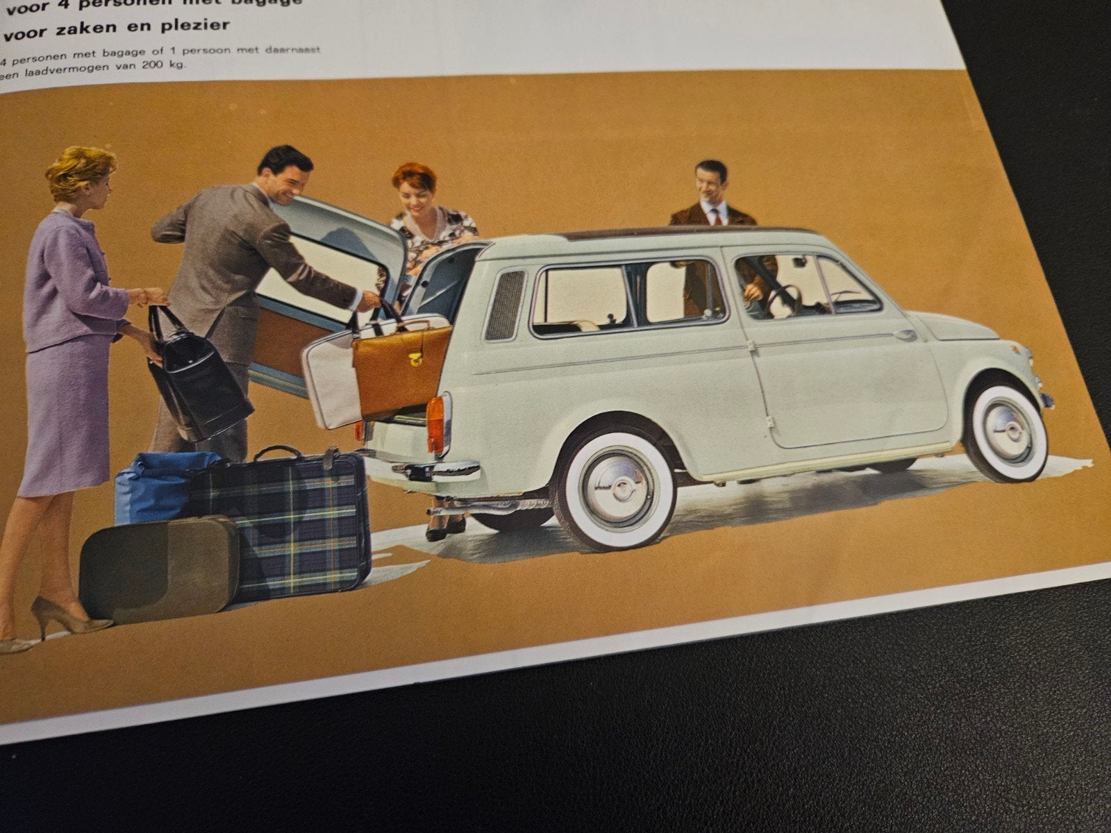 Brochure Fiat 500 1965, Ophalen of Verzenden, Zo goed als nieuw, Overige merken