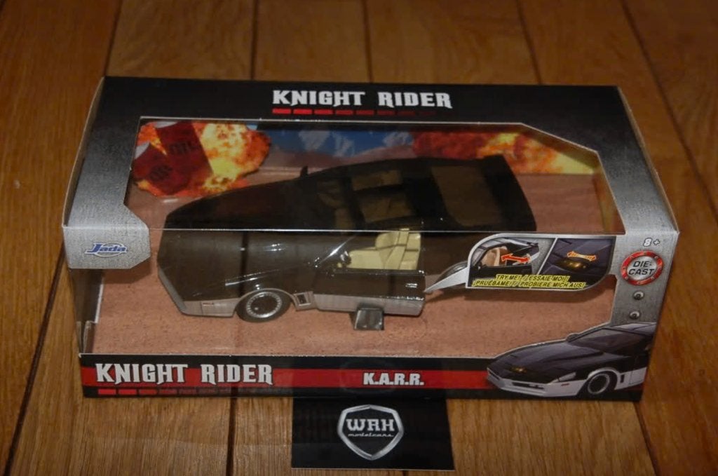 1:24 PONTIAC TRANS AM KNIGHT RIDER KARR Jada in box WRH, Hobby en Vrije tijd, Modelauto's | 1:24, Verzenden, Zo goed als nieuw