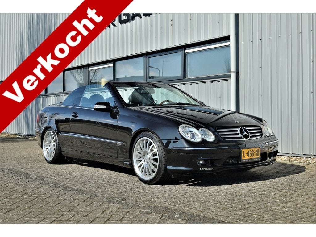 Mercedes-Benz CLK-Klasse Cabrio CLK 320 Carlsson 85460km You, Auto's, Automaat, Achterwielaandrijving, Gebruikt, Zwart
