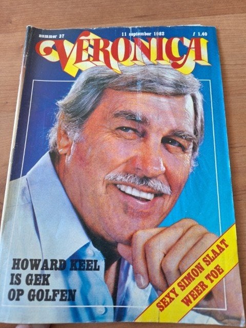 Veronica 1982 Dallas Anneke Gronloh Dirk Bogarde Carly Simon, Verzenden, 1980 tot heden, Nederland, Tijdschrift