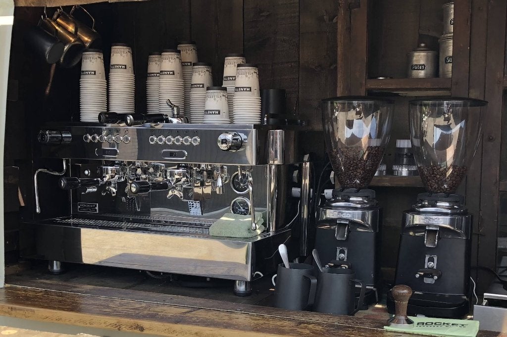 espresso machine rocket Timer A2, Witgoed en Apparatuur, Koffiezetapparaten, Espresso apparaat, Koffiebonen, Zo goed als nieuw
