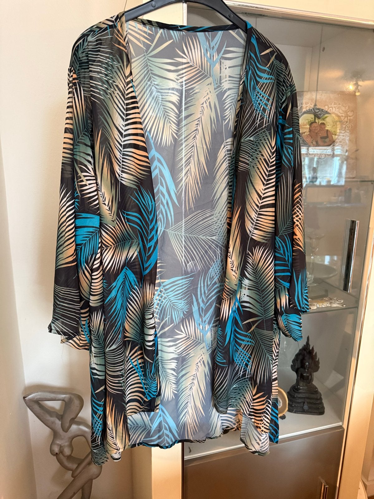Nieuw Chic Me Vestje Maat 54 met Tropische Print, Kleding | Dames, Grote Maten, Ophalen of Verzenden, Nieuw, Blauw, Trui of Vest
