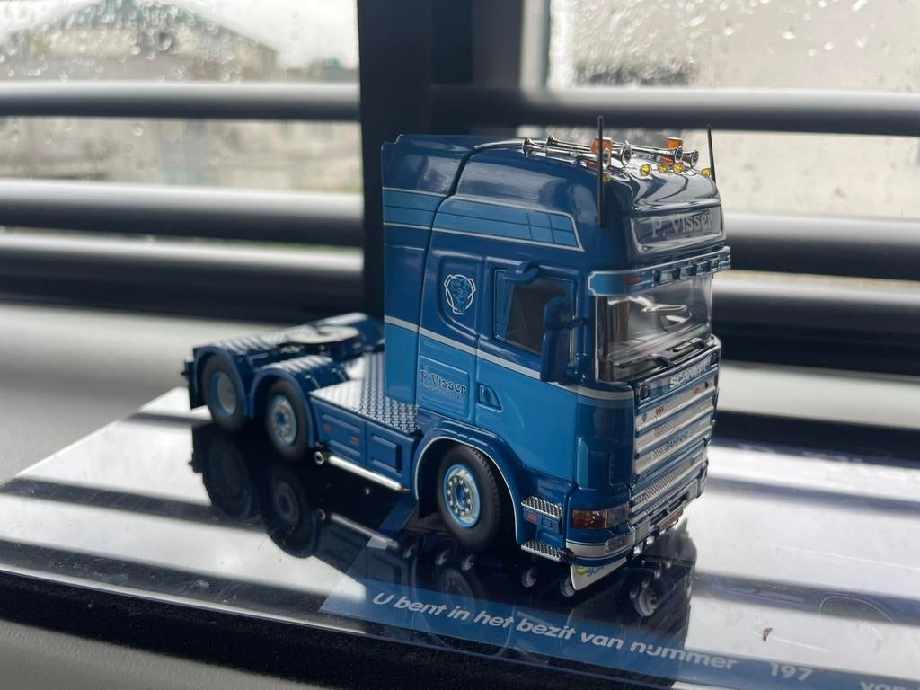 tekno p.visser, Hobby en Vrije tijd, Modelauto's | 1:50, Ophalen of Verzenden, Zo goed als nieuw, Bus of Vrachtwagen, Tekno