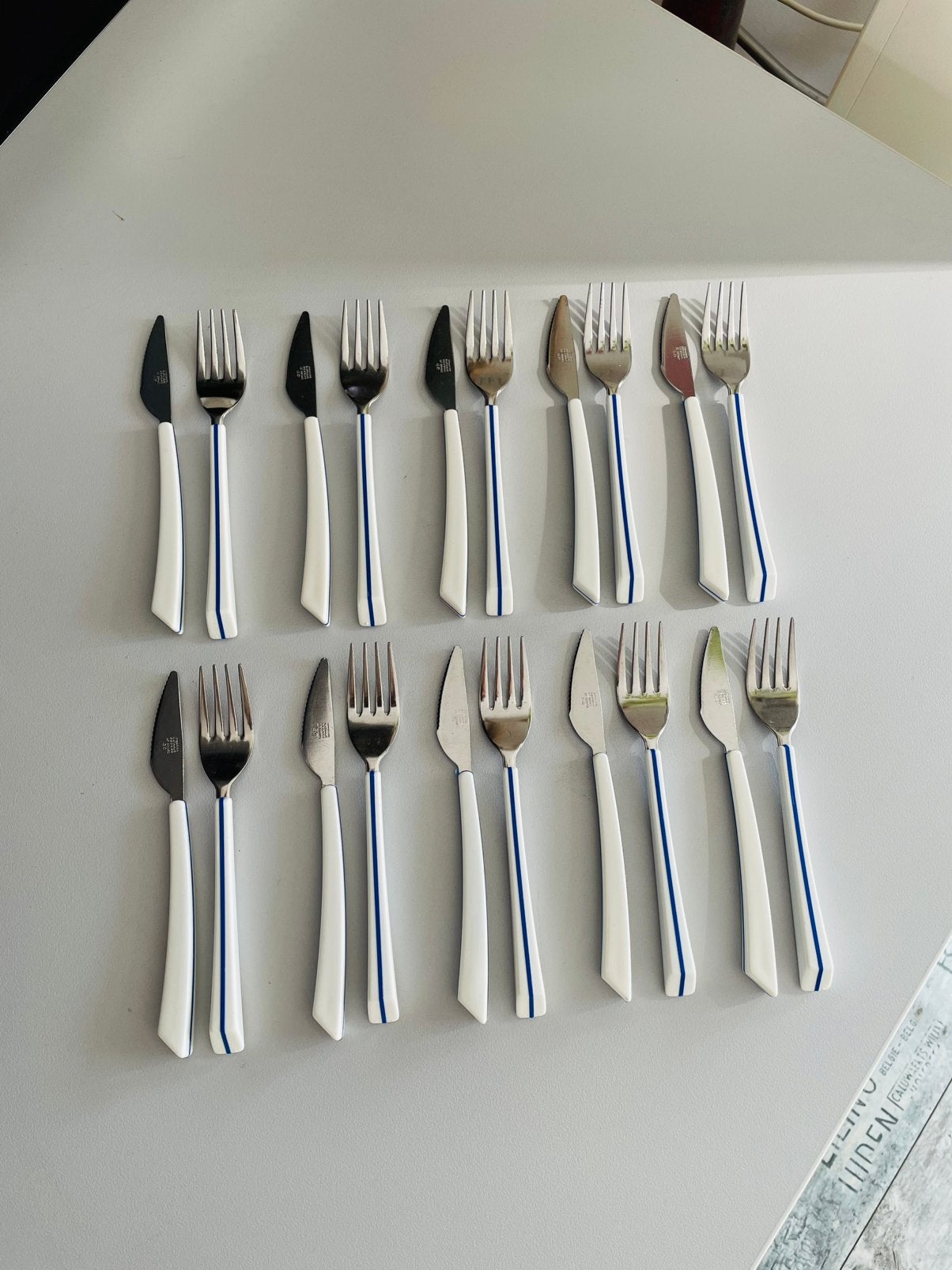 Air France x GD 1980’s Nathalie George, Huis en Inrichting, Keuken | Bestek, Ophalen of Verzenden, Zo goed als nieuw, Rvs of Chroom