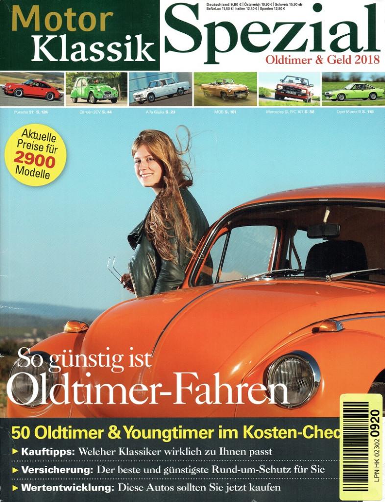 Motor Klassik Spezial Oldtimer & Geld 2018, Boeken, Verzenden, Gelezen, Algemeen