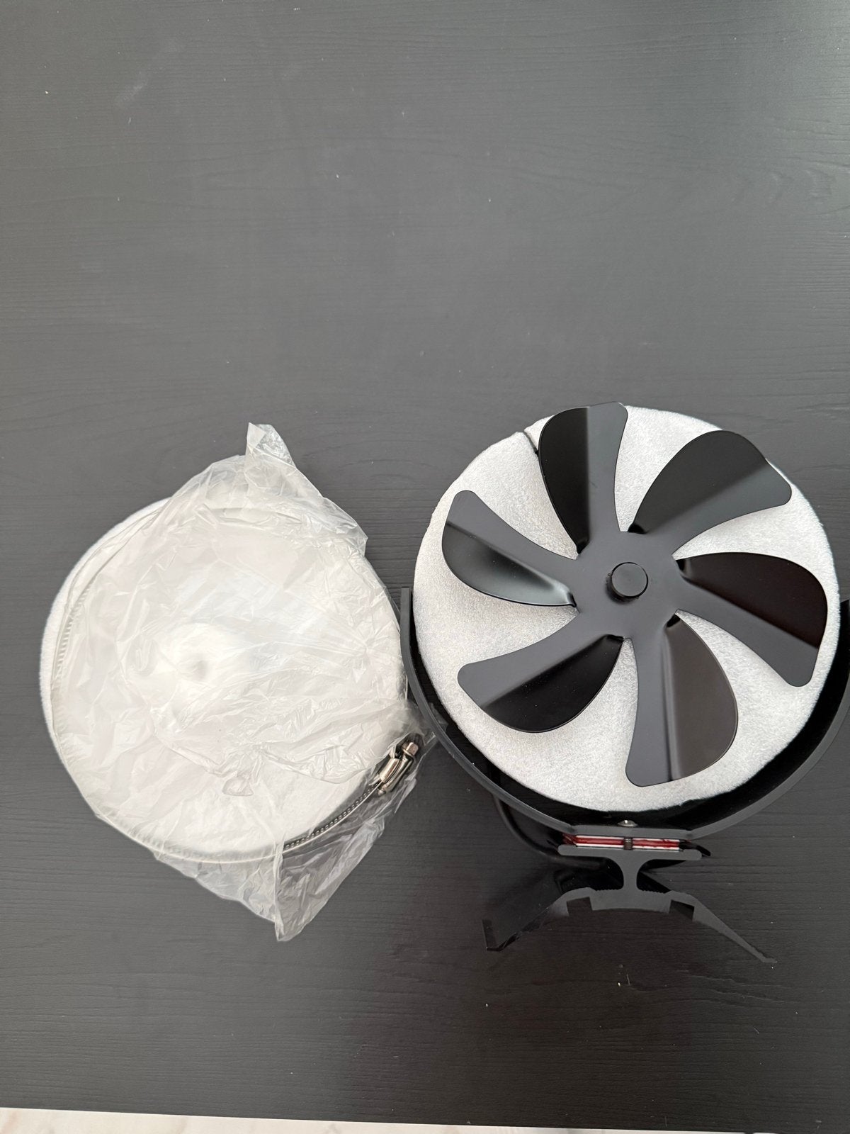 Nieuwe 6-blads kachelventilator voor kachelpijp, Ophalen of Verzenden, Nieuw, Vrijstaande haard, Overige soorten