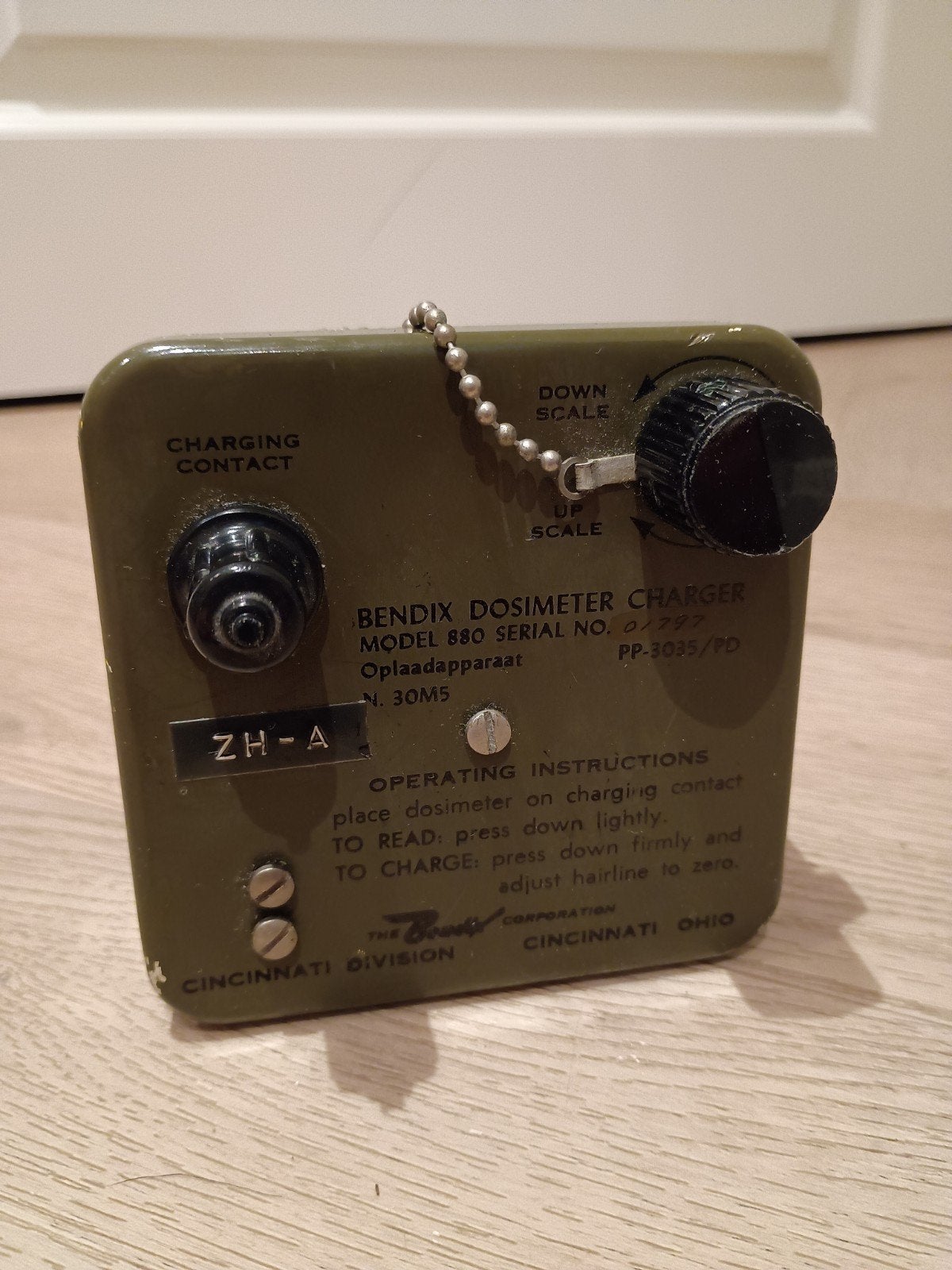 Vintage Bendix Dosimeter Oplader Model 880 - Militair, Ophalen of Verzenden