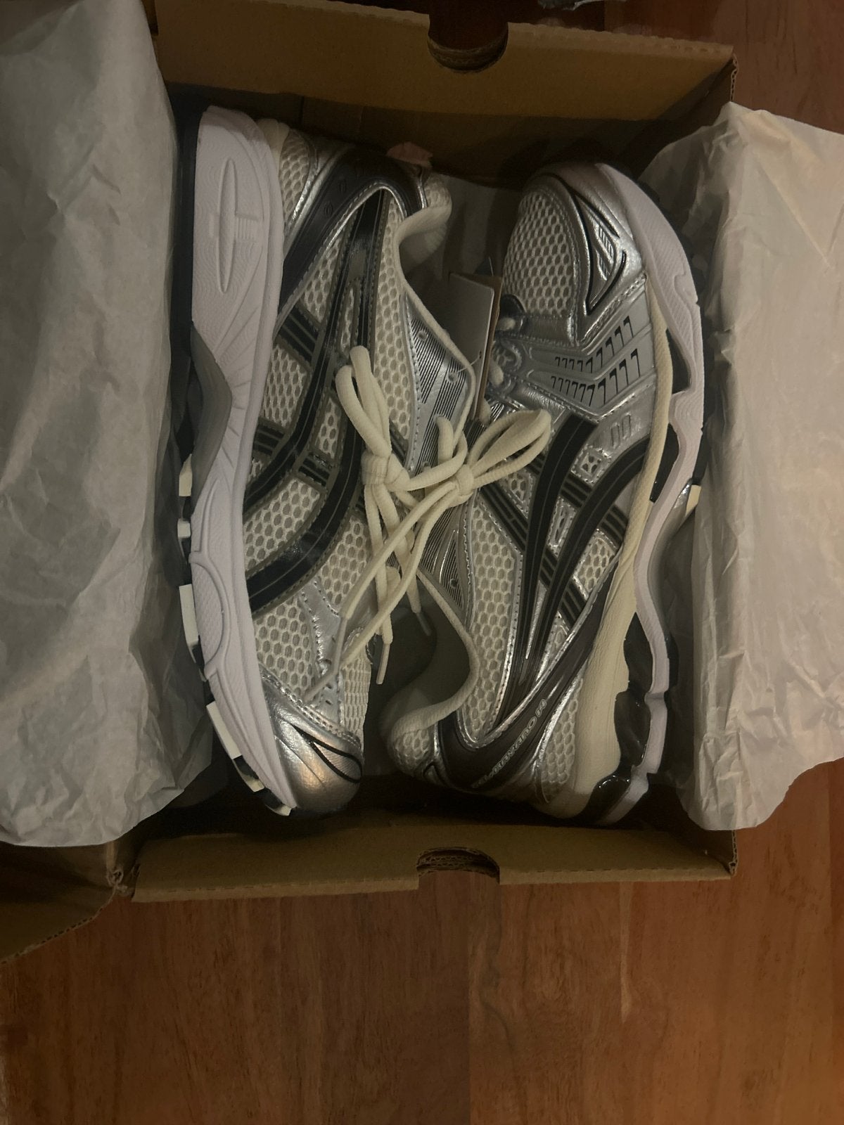 Nieuwe Asics Gel-Kayano 14 Cream Black Sneakers (maat 41), Ophalen of Verzenden, Nieuw, Overige kleuren, Sneakers of Gympen