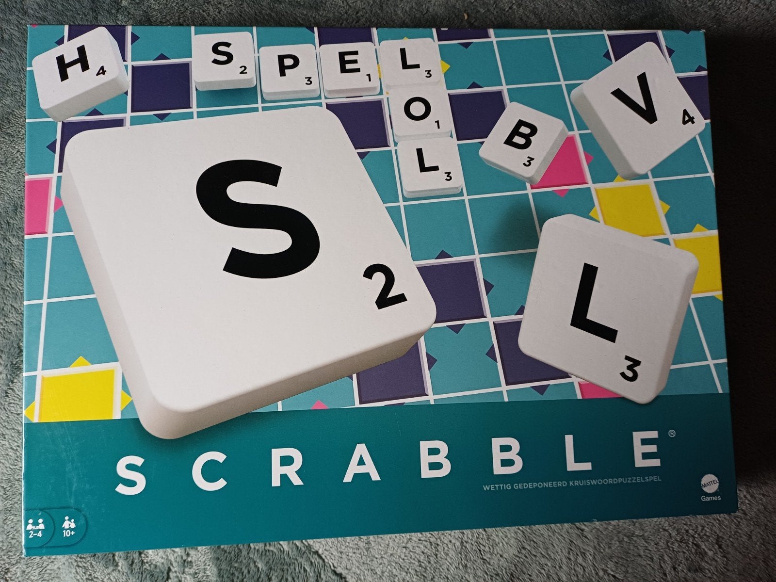 SCRABBLE COMPLETE BORDSPEL ZGAN NICE PRICE, Vijf spelers of meer, Ophalen, Zo goed als nieuw