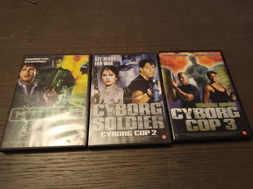 Dvd complete reeks Cyborg Cop, Alle leeftijden, Ophalen of Verzenden, Zo goed als nieuw