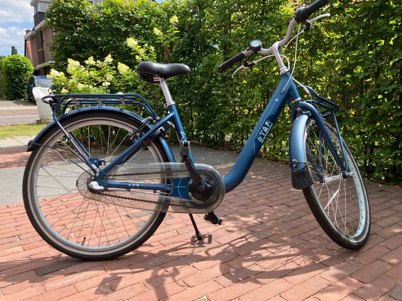 Batavus Star 24 inch kinderfiets - Blauw, Ophalen, Gebruikt, Velgrem, 20 inch of meer