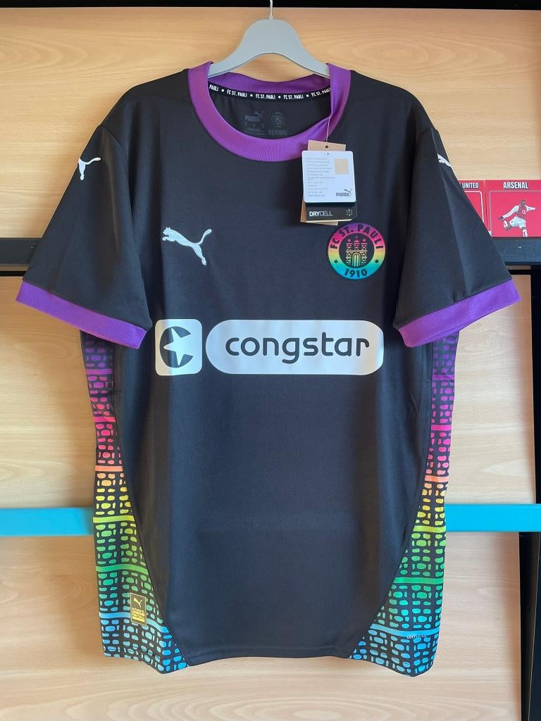 St. Pauli Puma Voetbalshirt Maat S Nieuw 24/25 Third, Puma, Zwart, Nieuw, Ophalen of Verzenden