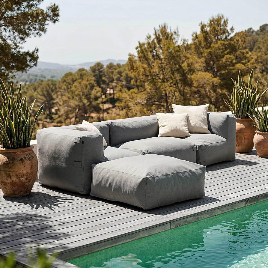 Nieuwe  4-zits  Lounge-hoekbank, Tuin en Terras, Tuinsets en Loungesets, Nieuw, Ophalen of Verzenden, Loungeset, Bank