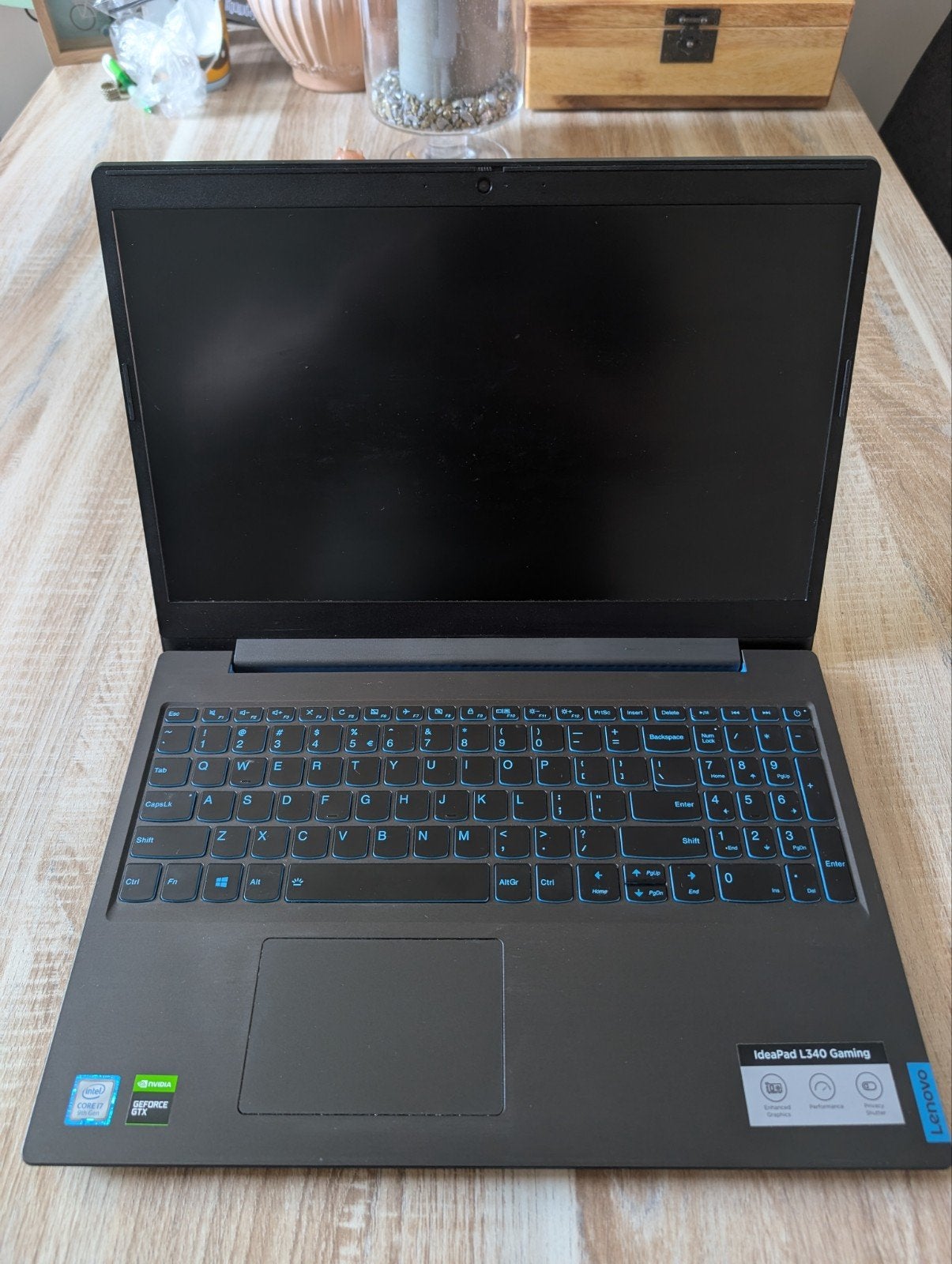 Lenovo IdeaPad L340 Gaming Laptop - i7, 16GB RAM, 1TB SSD, Ophalen, Met videokaart, Zo goed als nieuw, Gaming