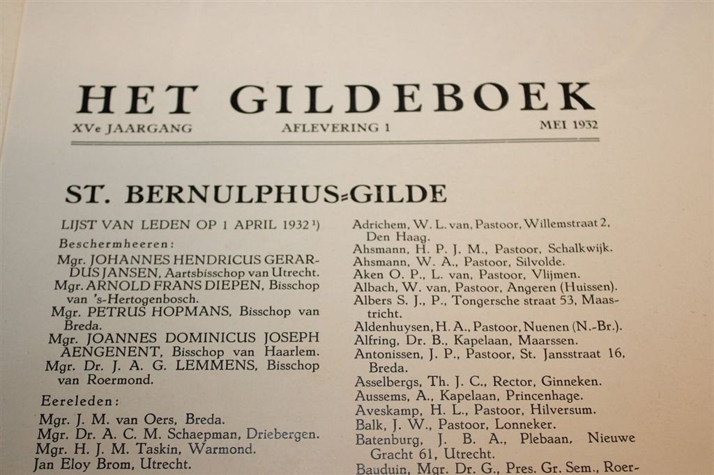 Het Gildeboek 1932 — Kerkelijke Kunst & Muurschilderingen, Ophalen of Verzenden, Gelezen