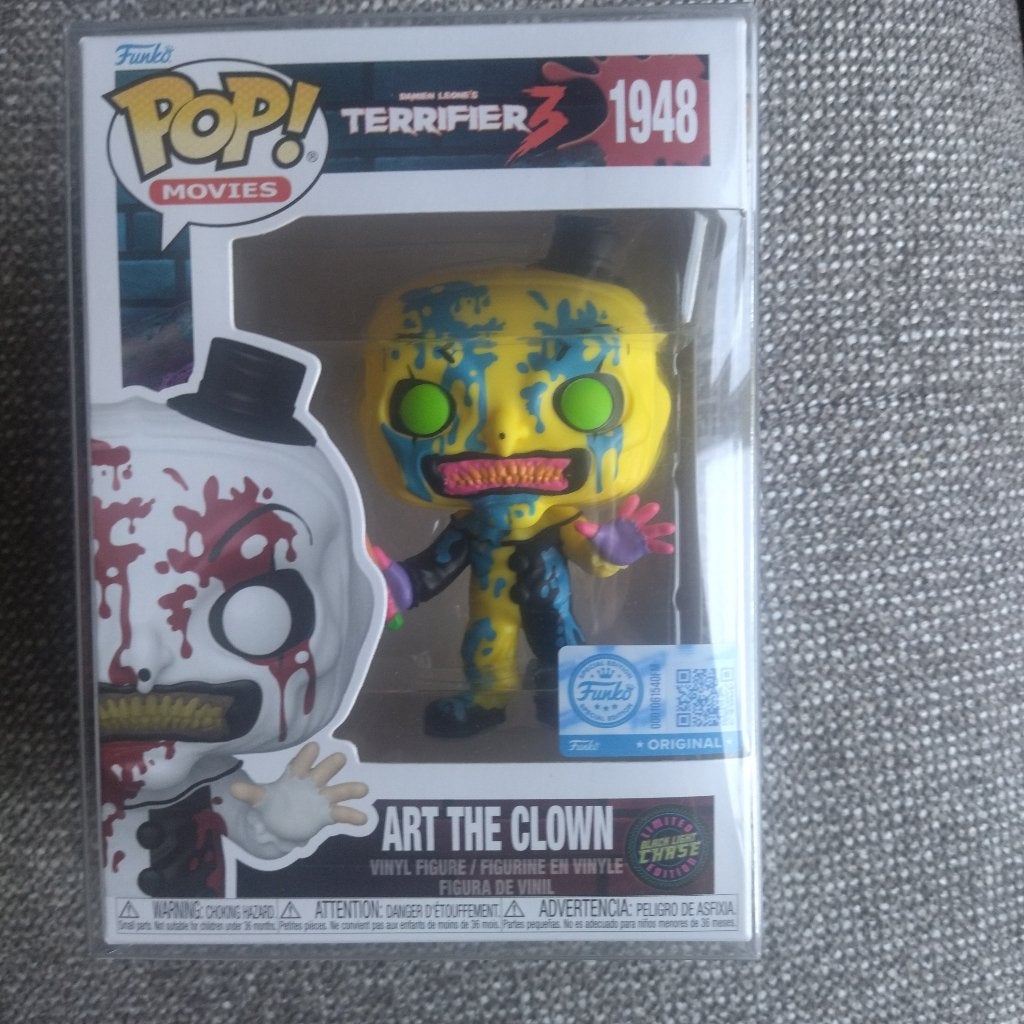 Funko Pop! Terrifier 3 – Art the Clown #1948 Glow Chase, Ophalen of Verzenden, Nieuw